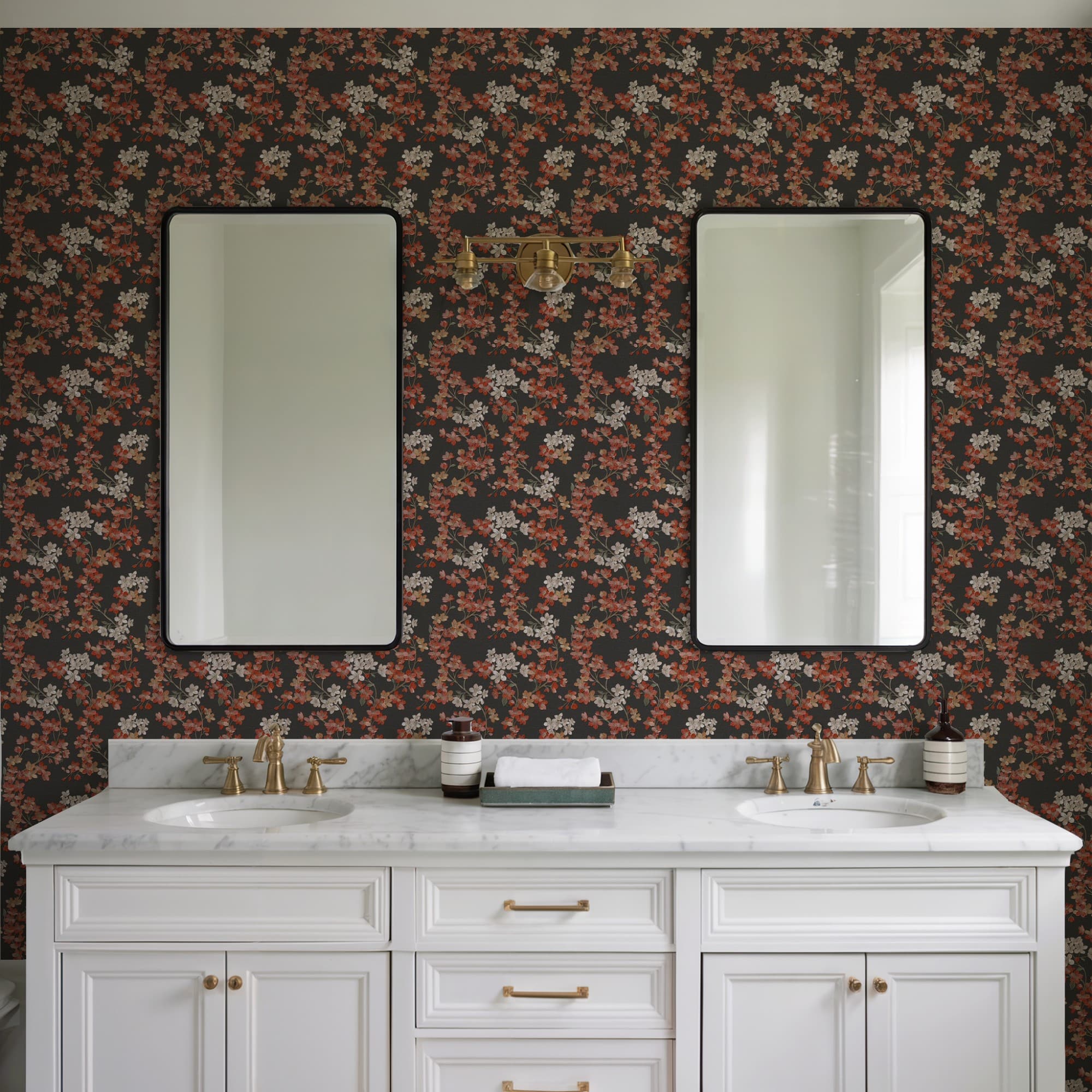 Designs Direct Embroidered Cherry Bloom Wallpaper